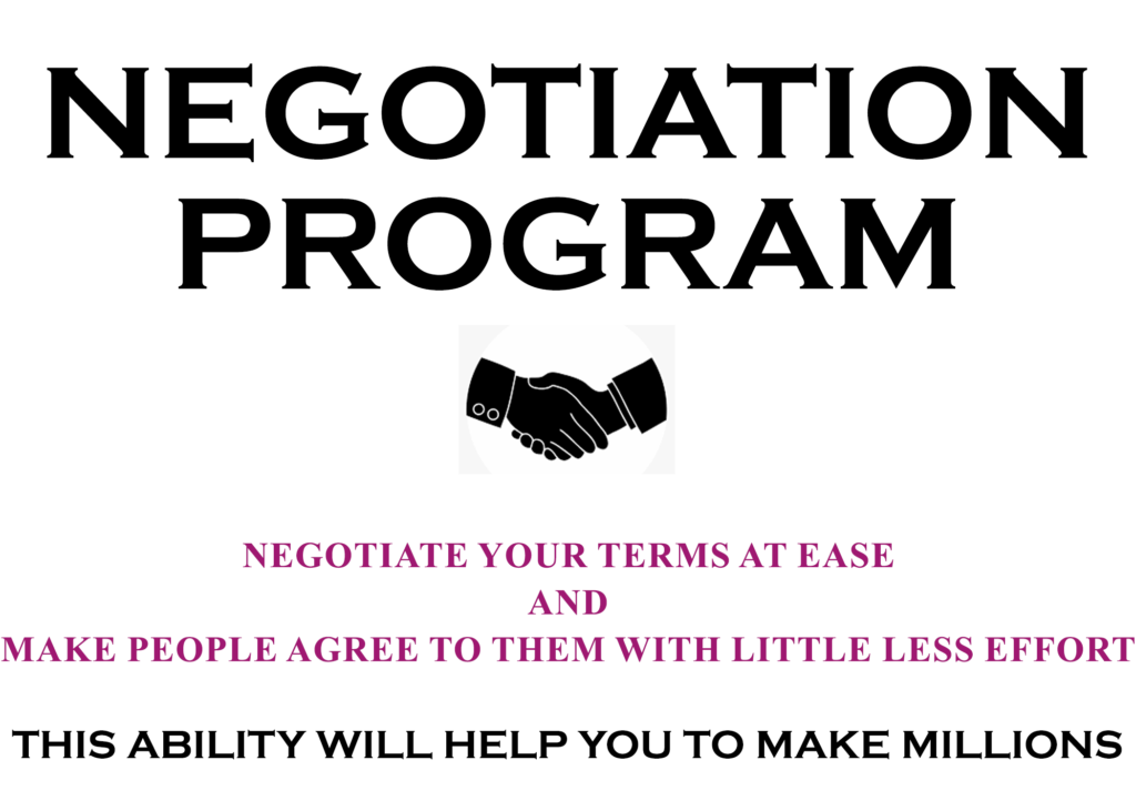 Negotiation Program